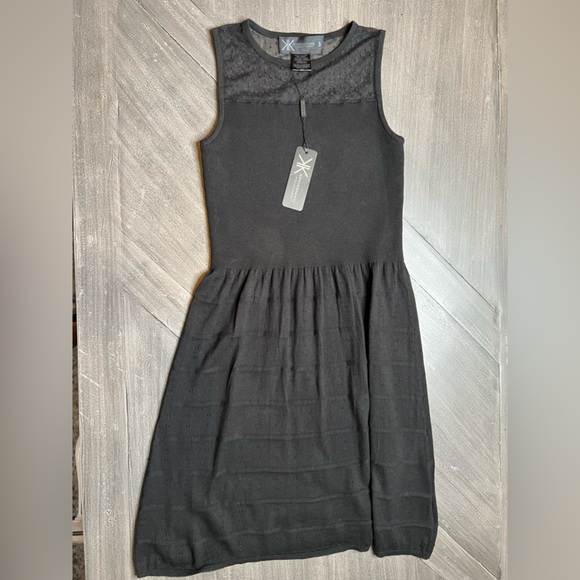 Kardashian Kollection Little Black Knit Dress NWT size: small - Picture 8 of 9
